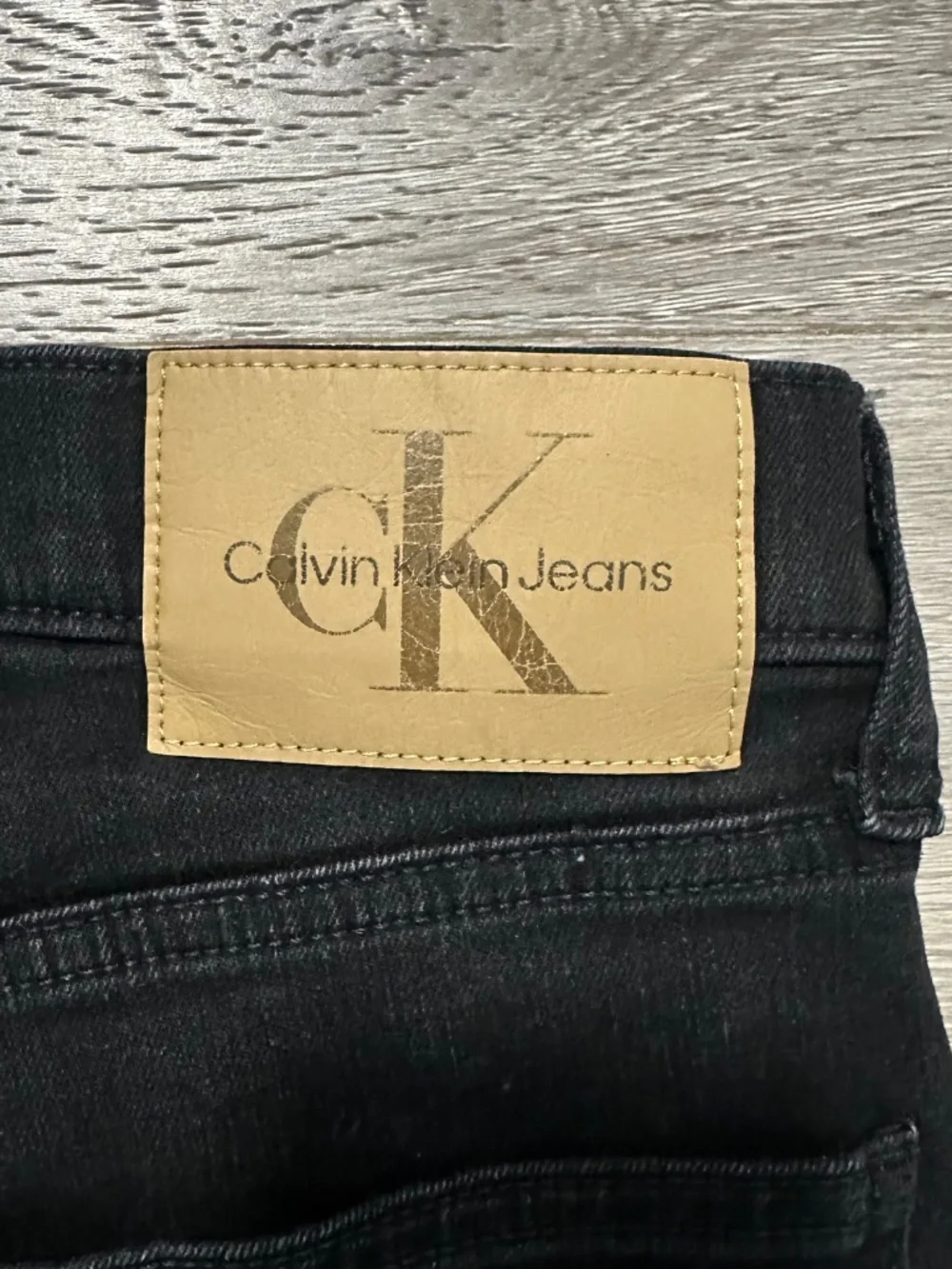 Mens slim black calvin klein jeans